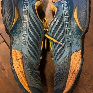 La Sportiva Women’s  Blue and Orange Athletic Shoes